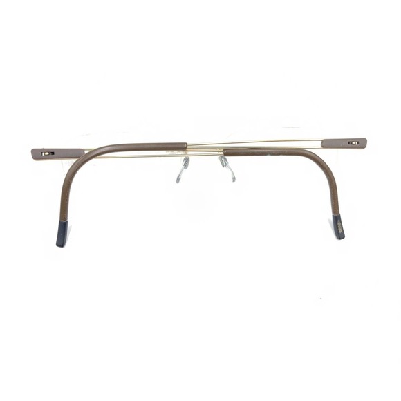 Silhouette 7661 20 6052 Titanium Brown Rimless Eyeglasses Frames 19 140 Austria - Picture 11 of 13